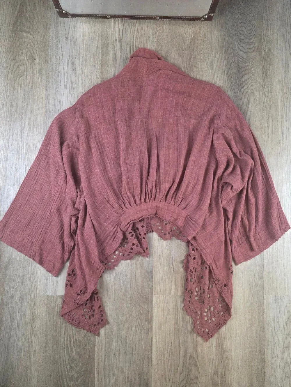 Free People Amaira Kimono Open Drape Jacket Size XS/S